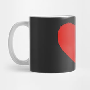 Broken Heart, Red Mug